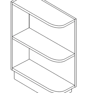 Base End Open Shelf